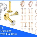 How To Take Out Nose Stud With Flat Back