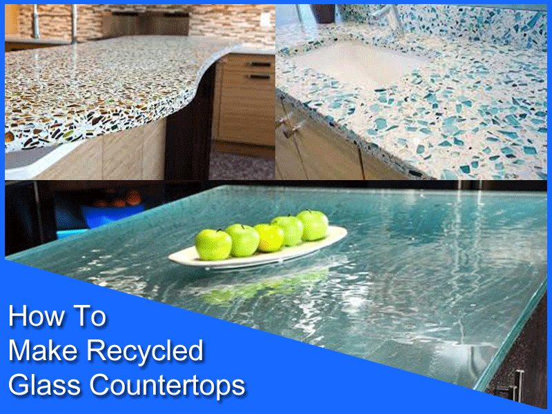 How To Make Recycled Glass Countertops