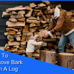 How To Remove Bark From A Log