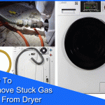 How To Remove Stuck Gas Line From Dryer