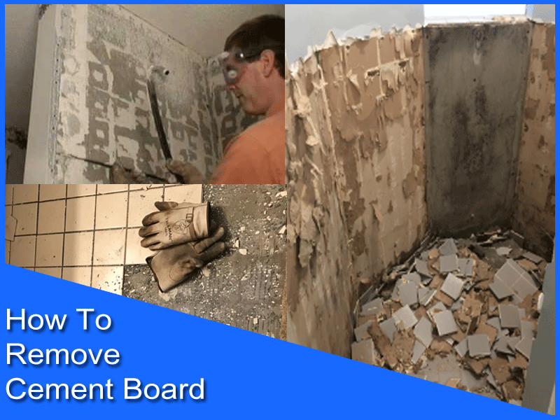 How To Remove Cement Board (4 Easy Steps)