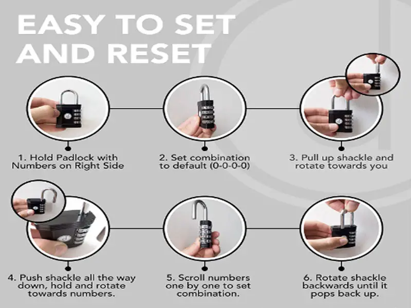 How To Reset A Combination Lock