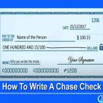 How To Write A Chase Check