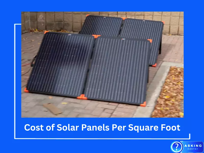 Cost of Solar Panels Per Square Foot