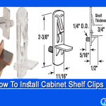 How To Install Cabinet Shelf Clips