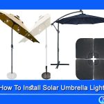 How To Install Solar Umbrella Lights