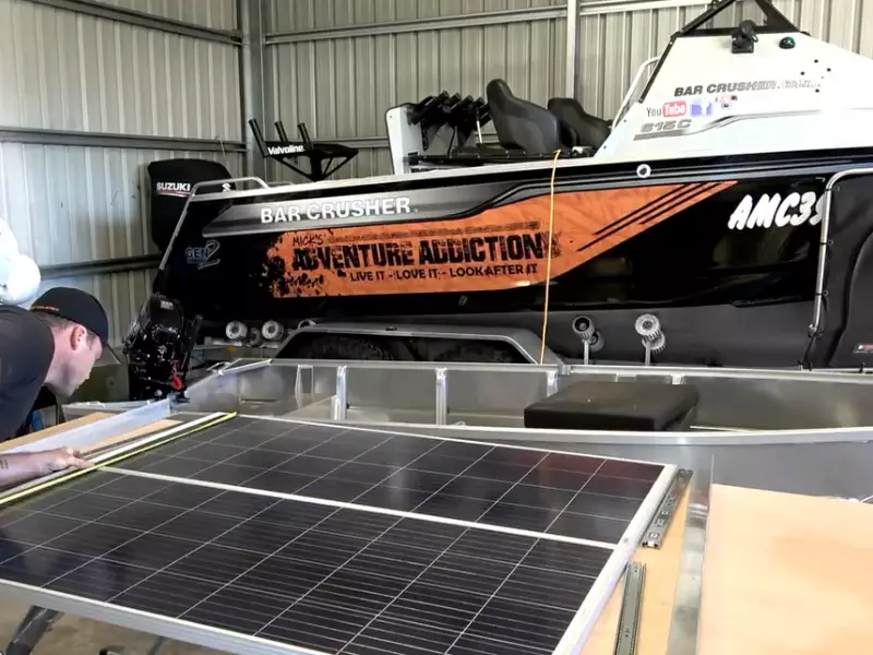 How to Mount A Solar Panel Under A Roof Rack