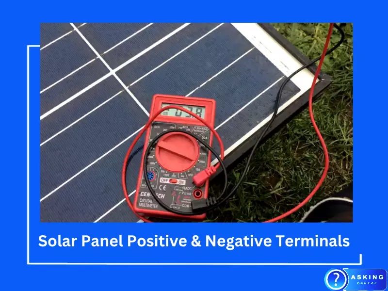 Solar Panel Positive and Negative Terminals
