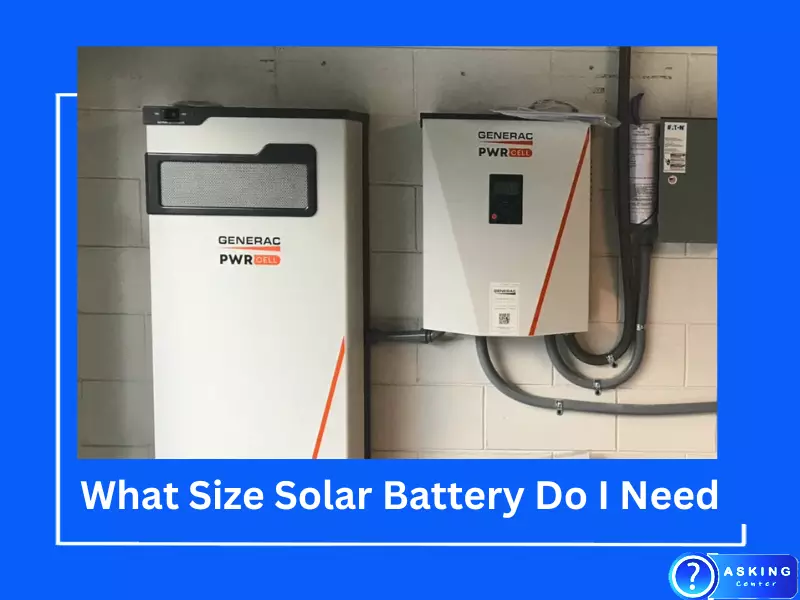 What Size Solar Battery Do I Need
